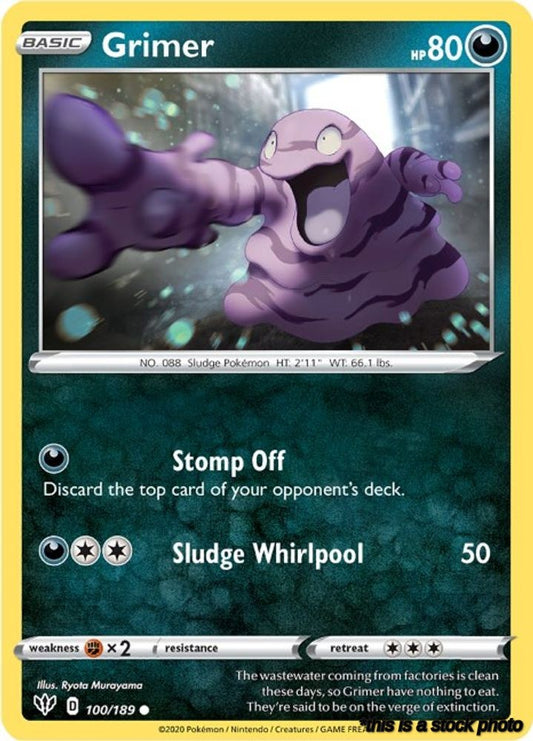 Common Grimer [100/189 Lightly Played ]