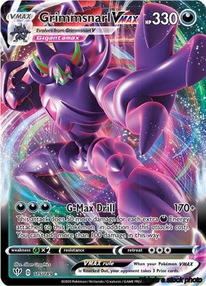 Holofoil Grimmsnarl VMAX [115/189 Near Mint ]