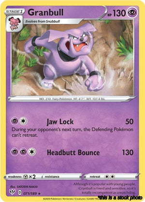 Rare Granbull [071/189 Lightly Played ]