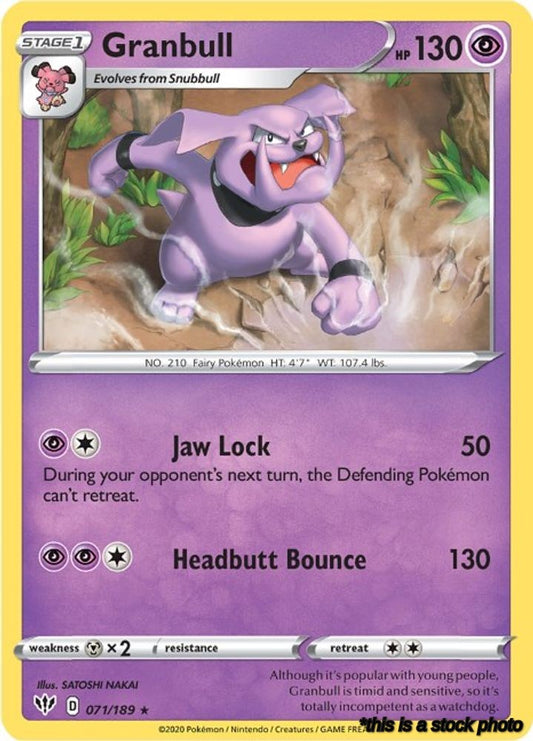 Rare Granbull [071/189 Lightly Played ]