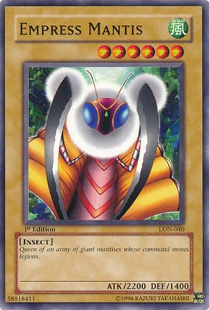 Unlimited Empress Mantis [LON-040 Lightly Played] Common / Short Print