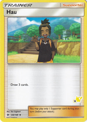Promo Hau - 120/149 (#13 Pikachu Stamped) [120/149 Lightly Played ]