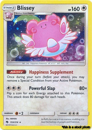 153/214 Blissey (Cosmos Holo) Promo Holofoil