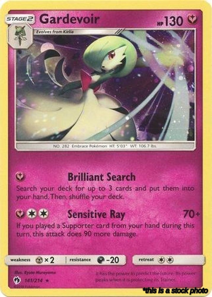 141/214 Gardevoir (Cosmos Holo) Promo Holofoil