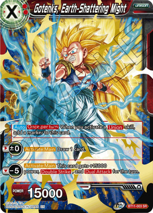 BT11-003 Gotenks, Earth-Shattering Might
