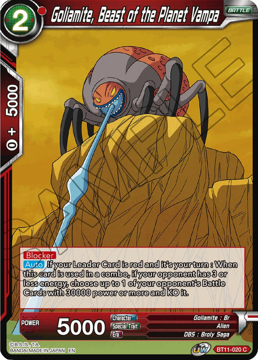 Goliamite, Beast of the Planet Vampa