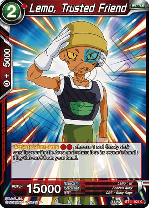 BT11-024 Lemo, Trusted Friend