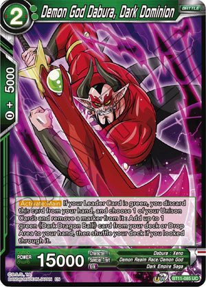 BT11-085 Demon God Dabura, Dark Dominion