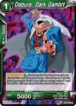BT11-086 Dabura, Dark Gambit