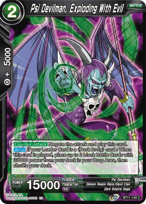 BT11-145 Psi Devilman, Exploding With Evil