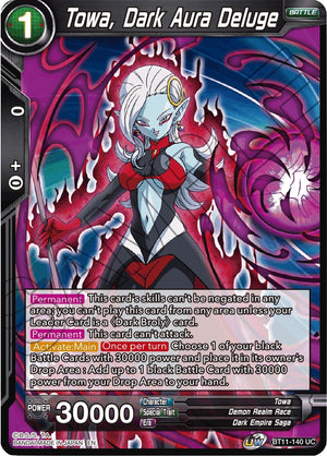 BT11-140 Towa, Dark Aura Deluge