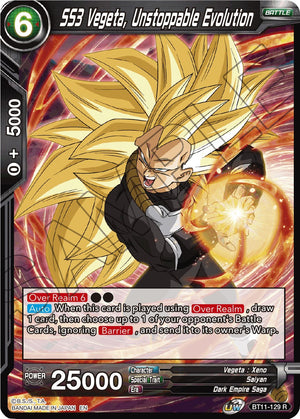 BT11-129 SS3 Vegeta, Unstoppable Evolution