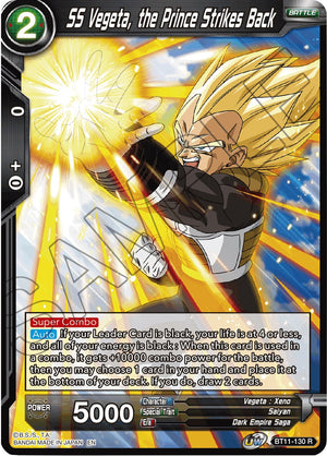 BT11-130 SS Vegeta, the Prince Strikes Back