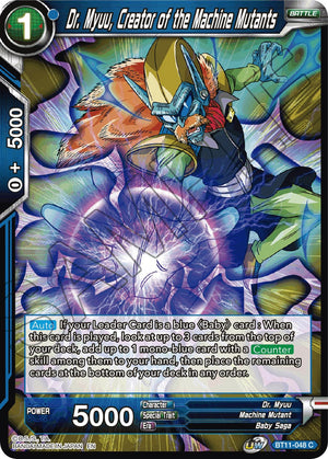 BT11-048 Dr. Myuu, Creator of the Machine Mutants