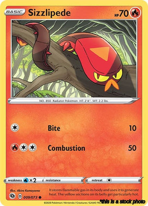 09/73 Sizzlipede Common Normal