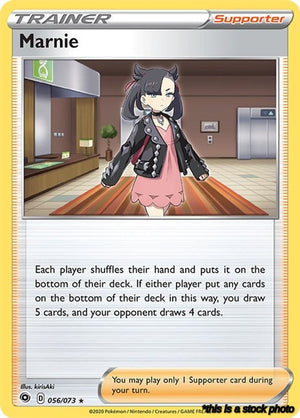Holo Rare Marnie [56/73 Lightly Played ]
