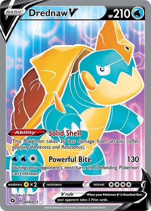 Ultra Rare Drednaw V (Full Art) [69/73 Near Mint ]