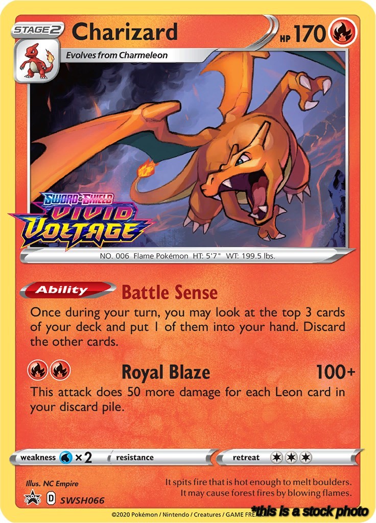 Charizard - SWSH066 (Prerelease)