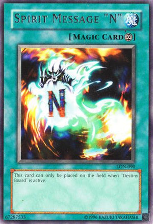 Unlimited Spirit Message "N" [LON-090 Near Mint] Rare