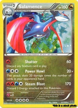 057/108 Salamence (Cosmos Holo) Promo Holofoil