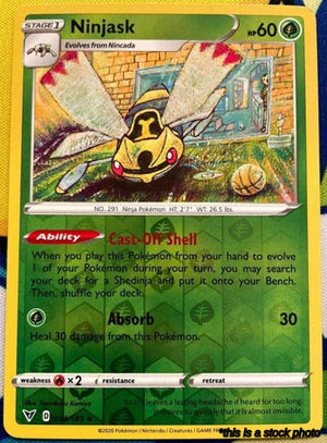 014/185 Ninjask Rare Reverse Holofoil