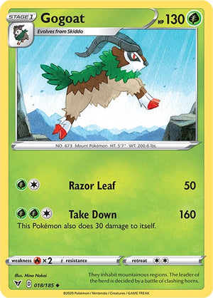 Uncommon Gogoat [018/185 Near Mint ]