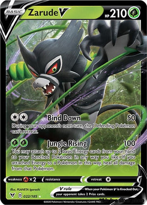 Holofoil Zarude V [022/185 Near Mint ]