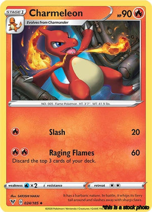 Uncommon Charmeleon [024/185 Lightly Played ]
