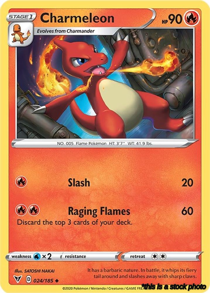 Uncommon Charmeleon [024/185 Near Mint ]