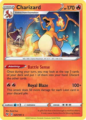 Rare Charizard [025/185 Near Mint ]