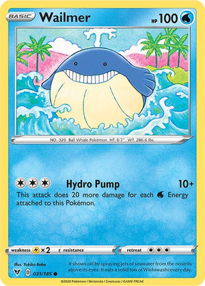 Common Wailmer [031/185 Near Mint ]