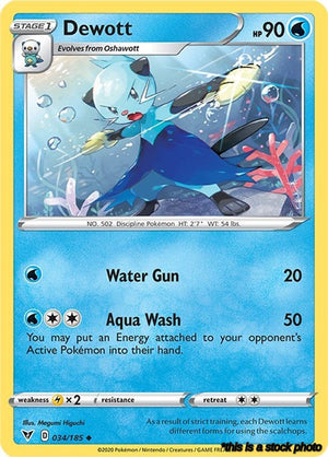 Normal Dewott [034/185 Near Mint ]