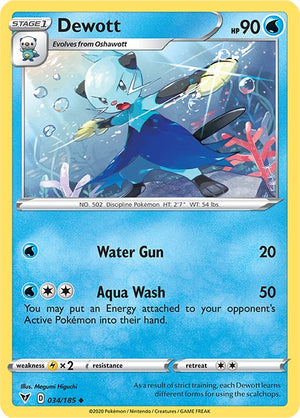 Uncommon Dewott [034/185 Near Mint ]