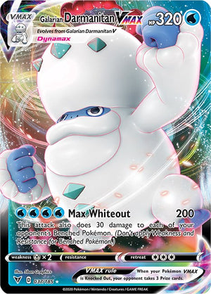 Ultra Rare Galarian Darmanitan VMAX [037/185 Near Mint ]