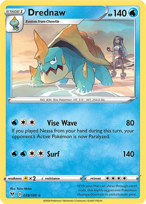 Rare Drednaw [039/185 Near Mint ]