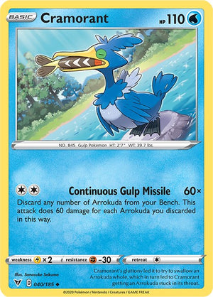 Uncommon Cramorant [040/185 Near Mint ]