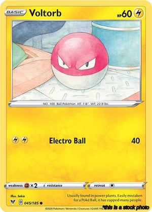 Normal Voltorb [045/185 Near Mint ]