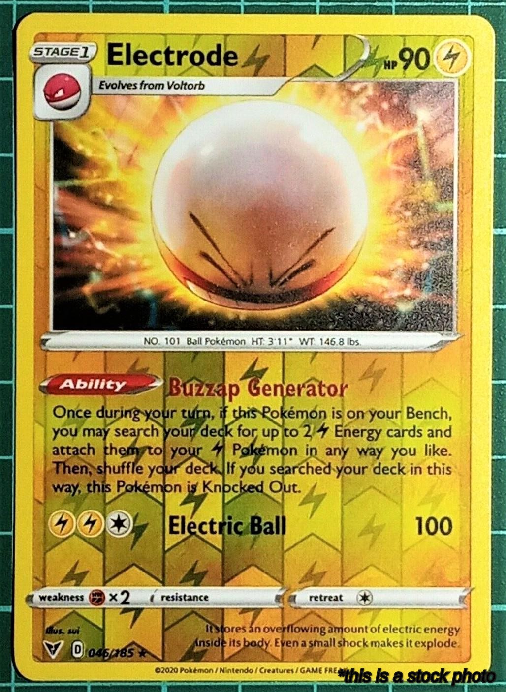 Reverse Holofoil Electrode [046/185 Lightly Played ]