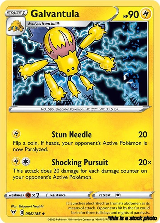 Reverse Holofoil Galvantula [056/185 Lightly Played ]