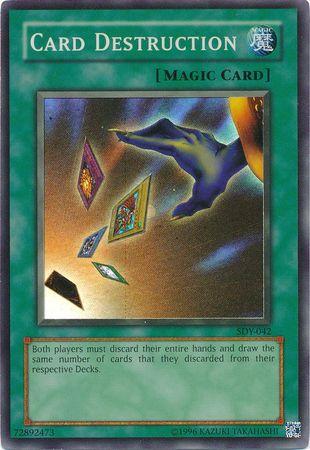 Card Destruction