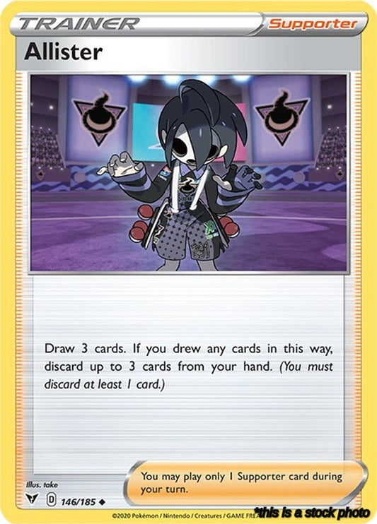 Reverse Holofoil Allister [146/185 Heavily Played ]
