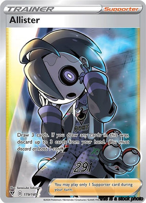 179/185 Allister (Full Art) Ultra Rare Holofoil
