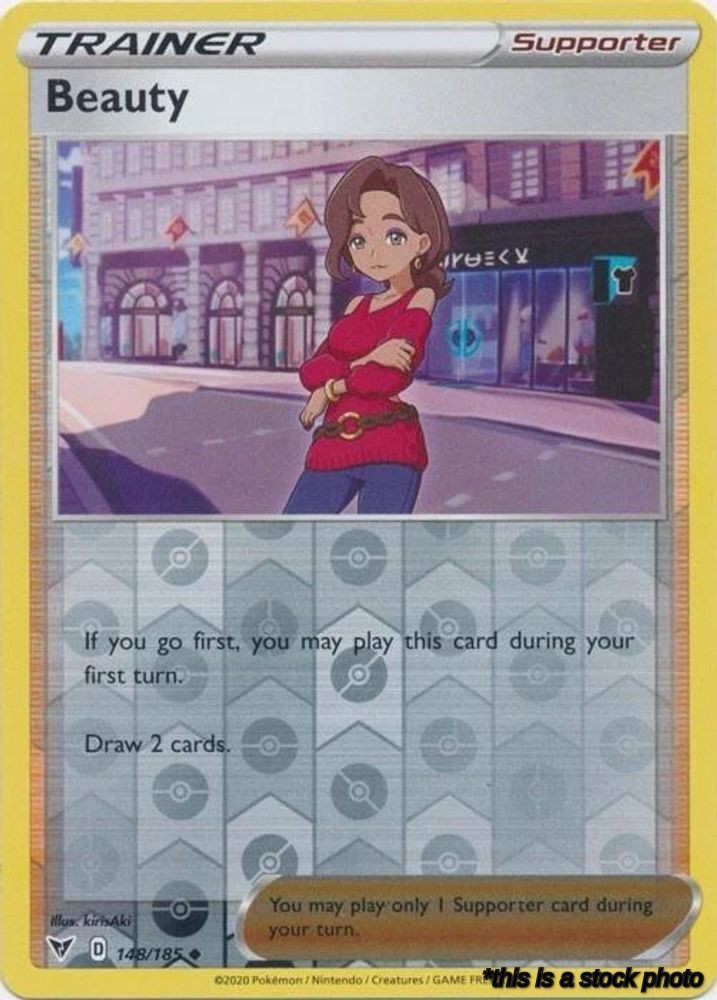 Reverse Holofoil Beauty [148/185 Near Mint ]