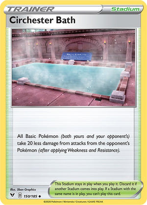 Uncommon Circhester Bath [150/185 Near Mint ]