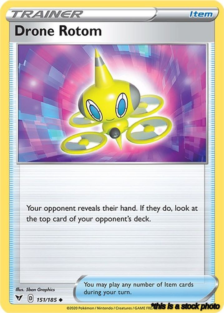 Normal Drone Rotom [151/185 Near Mint ]