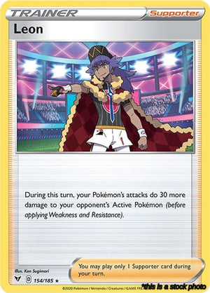 Holo Rare Leon [154/185 Lightly Played ]