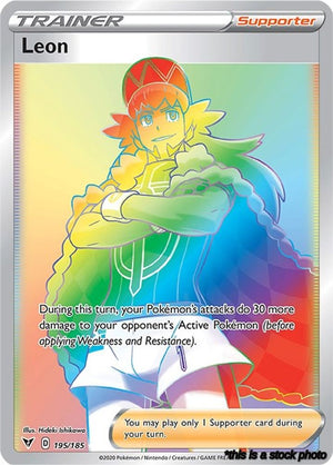 195/185 Leon (Secret) Secret Rare Holofoil