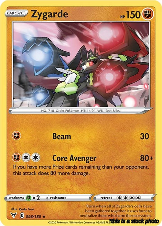 Holo Rare Zygarde [093/185 Lightly Played ]