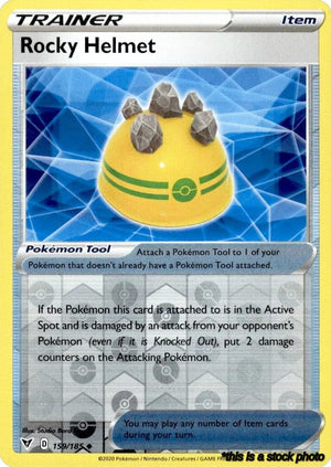 159/185 Rocky Helmet Uncommon Reverse Holofoil Near Mint