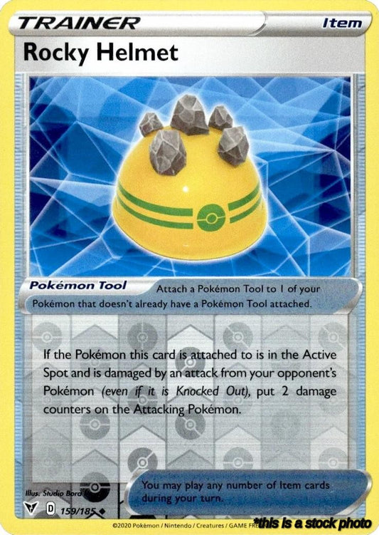 159/185 Rocky Helmet Uncommon Reverse Holofoil